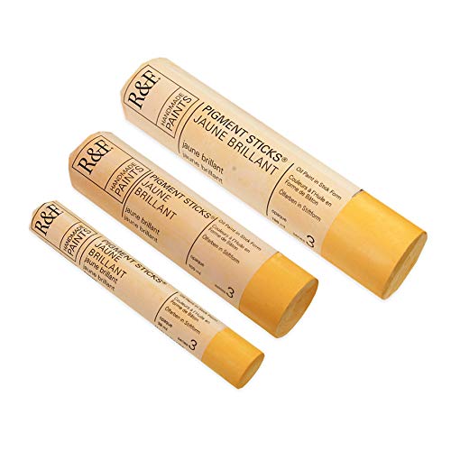 R&F Handmade Paints 213A Oil Pigment Stick 38Ml Jaune Brilliant #TOP2