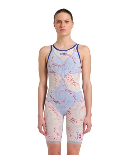 Arena Damen Women's Closed-Back Powerskin Carbon Air2 Fireflow Racing Suit Badeanzug, Feuerfluss, 44