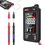 NJTY T3 Smart Digital Multimeter, Ultra-Thin Rechargeable Voltmeter with 3.2' Color LCD, Auto-Ranging 600V AC/DC Tester for Resistance NCV Live Wire Detection