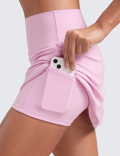Image of CRZ YOGA Butterluxe High Waisted Tennis Skirts | Built-in Shorts with Pockets, Extremely Soft, Casual, A Line, Stretchy, Mini, Skort for Women