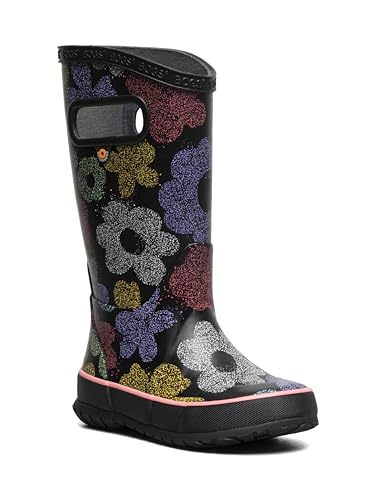 BOGS Rain Boots Airbrush Flowers (Toddler/Little Kid/Big Kid)3