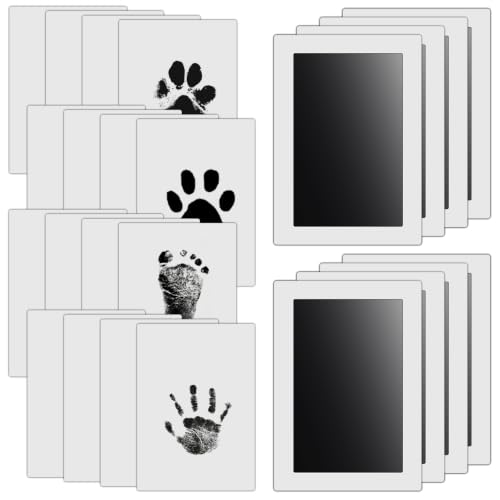 Nabance Fußabdruck & Handabdruck Baby Set Baby Abdruckset 0-6 Monate