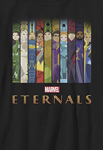 T-shirt Marvel Vertical Boxups pour garçon en coton confortable