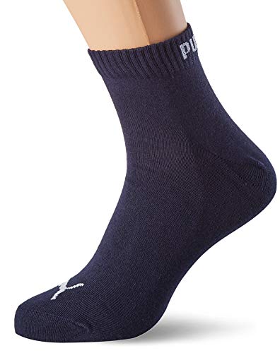 Preisvergleich Produktbild PUMA Unisex Plain 3P Quarter Socke, Blau (Navy), 39-42