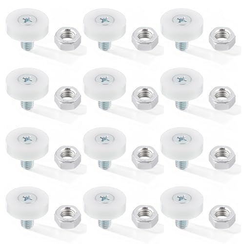 Petite poulie de tiroir bloqué | Lot de 12 galets de rechange 19mm - 2
