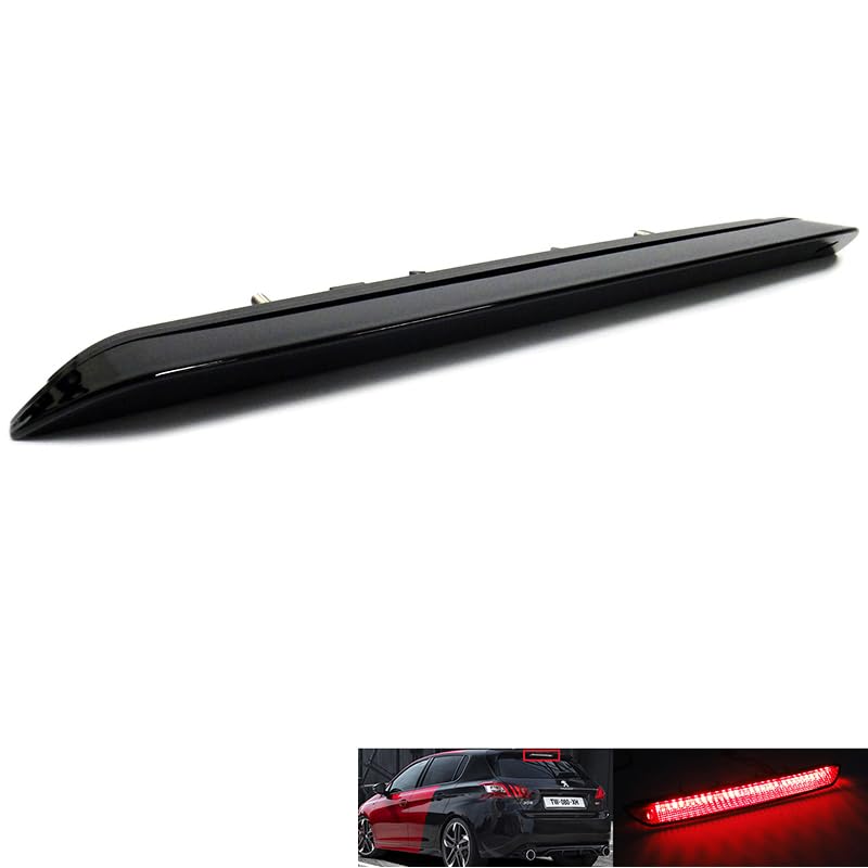 Troisième feu stop LED fumé noir pour Peugeot 308 508 SW et Citroën C4 Picasso II