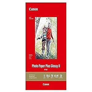 Canon Ink Photo Paper Plus Glossy II 13″ x 19″ 20 hojas (1432C010)
