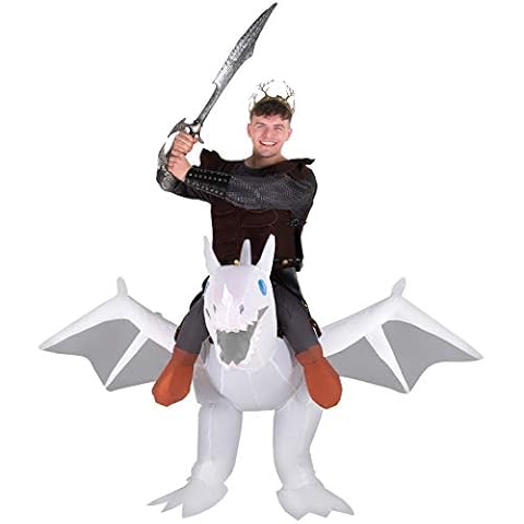 Disfraz Dragón Adulto Hinchable Blanco MORPH Cover