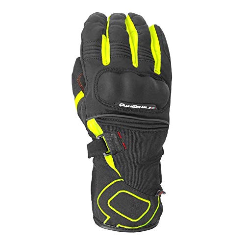 Quarter Mile - Guantes Invierno FROST EVO 2.0 para moto Homologados Negro/Fluor (XL)