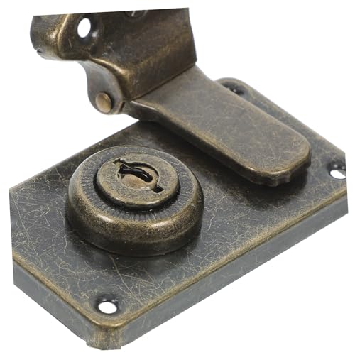 Image of ORFOFE 2Pcs Antique Bronze Suitcase Lock Hasp Latch Security Toggle Lock for Jewelry Box Luggage Toolbox and Briefcase User Friendly Design for Comfortable Operation