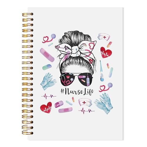 Carnet d'infirmière à spirale pratique pour la prise de notes