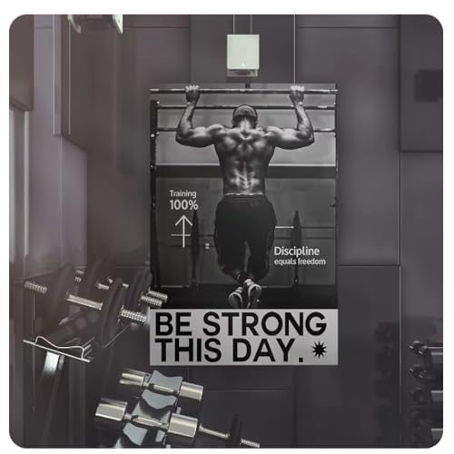 Affiche d'haltérophilie de sport moderne 40x60cm sans cadre peinture sur toile déco de salle de gym