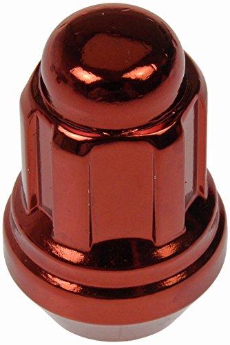 Dorman 711-235E Red Acorn Nut Lock Set 1/2-20 Compatible with Select Models, 20 Pack