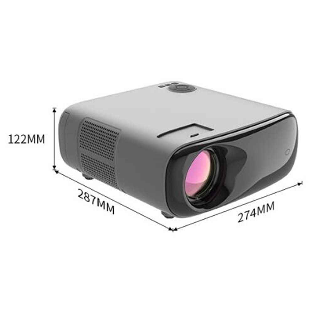 XBTGS Office Support 4K High Brightly LED Screen Voice Mini Home Projektor, D-As wie auf dem Bild gezeigt, D-As The Picture Shows
