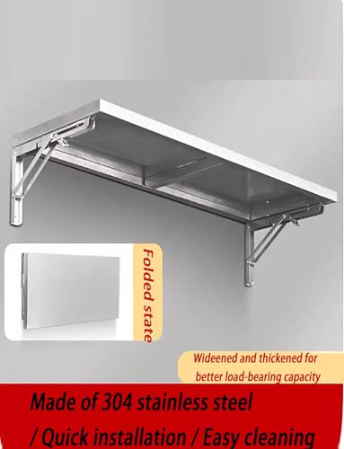 Ahorra espacio con este soporte plegable para estante de pared de cocina 5