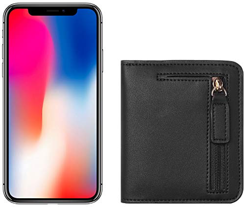 Toughergun Womens Rfid Blocking Small Compact Bifold Luxury Genuine Leather Pocket Wallet Ladies Mini Purse With Id Window (01 Renapa Black) #TOP5