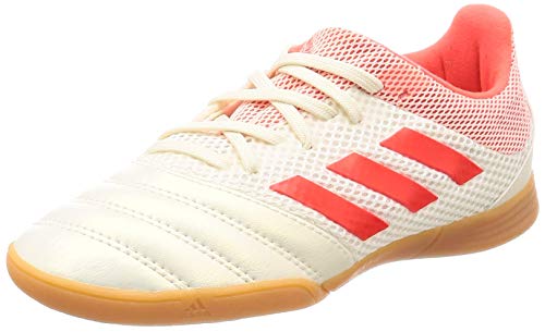 [アディダス] コパ 19.3 IN サラ J BTP87 ボーイズ オフホワイト/ソーラーレッド/コアブラック (G28982) 22.0cm