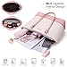 4PCS Women Fashion Handbags Purses Wallet Shoulder Bags Casual Tote Bag Crossbody Bags, Handbag Set Gift for Ladies Girls