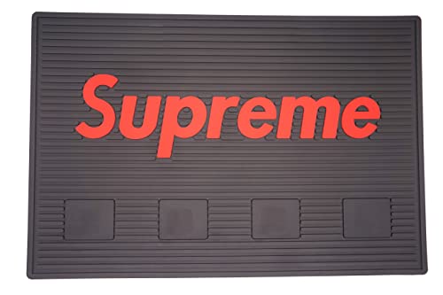 Tapete Magnético Organizador De Bancada Para Barbearia Barbeiro Com 4 Ímãs Para Apoior Maquinas de C