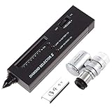 Tragbare Hochpräzise Professionelle Diamant Test Diamantprüfer Diamant Prüfgerät Tester Tragbare Schmuck Diamond Selector II Edelstein Tester Werkzeug + 60X Beleuchtete LED Lupe (Schwarz)