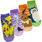 [ポケモン] 靴下 ソックス 4足セット ポケットモンスター メンズ pz-sm15