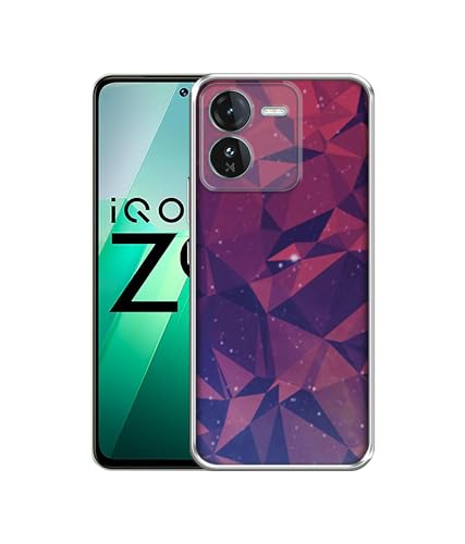 Image of Bad Color Shape Design Printed Silicon Soft TPU Back Case Cover for iQOO Z9 5G, Multicolour