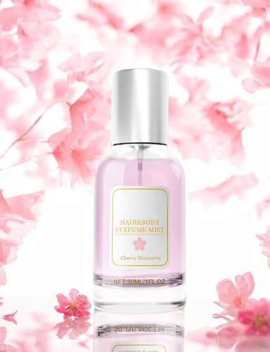 Cherry Blossom Hair & Body Perfume, Cherry Blossom Eau De Toilette Spray Perfume for Women, Refreshingly Elegant, Long-Lasting Fragrance - Image 3