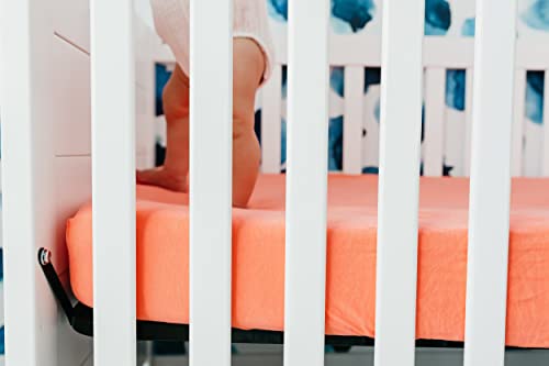 Image of Stella Copper Pearl Premium Knit Crib Sheets - Breathable and Soft, Fitted Sheets for Standard Mattresses, Perfect for Baby Registry or Shower Gift