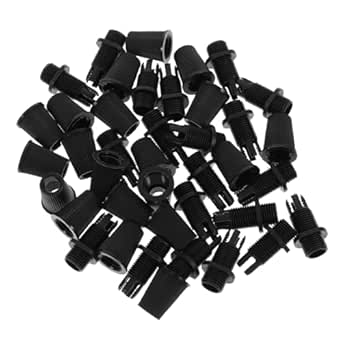 CATIEBYE 60PCS Plastic Cord Fastener Clips for Light Fixtures Strain ...