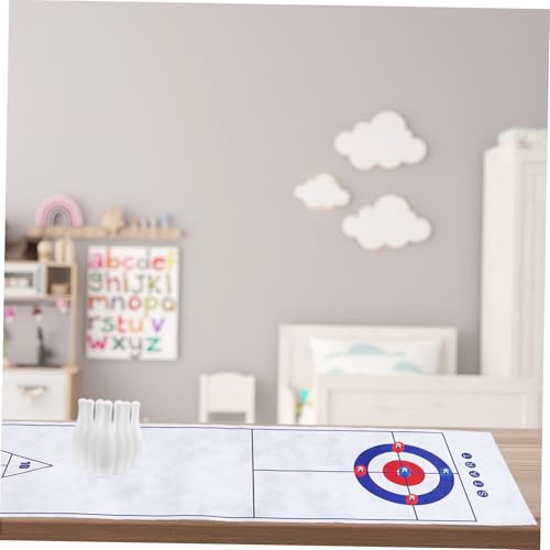 Juego de bolos de mesa interactivo BESPORTBLE con mini bolos 4