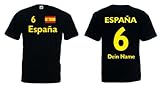 Fruit of the Loom Fruit of the Loom Spanien Espana Herren T-Shirt Wunschname und Wunschnummer s-xl
