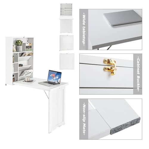 Bureau d'ordinateur multifonction mural avec tableau pour studio