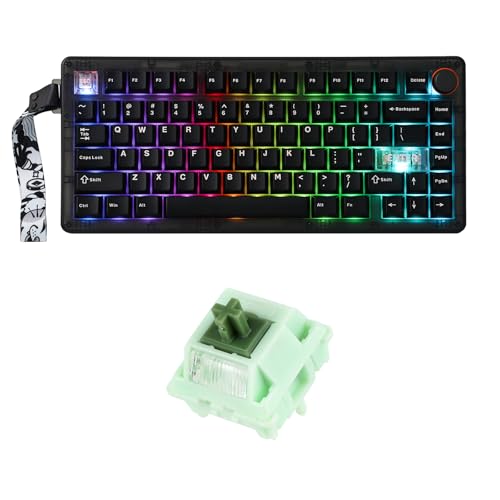 Image of MechLands CIDOO QK75 VIA Programmable 75% Compact Keyboard with KiiBoom Matcha Latte V2 Linear Mechanical Switch Set