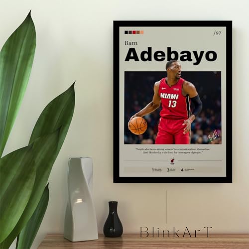 Image of BLINKART Brandon Ingram | Nba Basketball Player | Synthetic Wood Photo Framed Wall Hanging Poster Room & Office Bedroom Living Boys And Girl Room Home Wall Hanging | 12x18 Inches