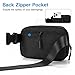 Telena Belt Bag for Women Men Fashionable Crossbody Fanny Pack for Women Waist Bag with Adjustable Strap Black
