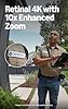 Ring Wired Doorbell Pro (Newest Model) — Retinal 4K with wide-angle video, 10x Enhanced Zoom, and Low-Light Sight, Deep Silver #1