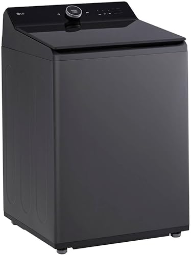 Miniatura 3 de LG WT8600CB - Lavadora de alta eficiencia de carga superior inteligente de 5.5 pies cúbicos de capacidad mega con grifo incorporado