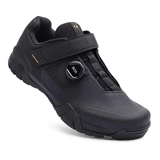 Crank Brothers Mallet E BOA Mountain Bike Shoe Black/Gold, 13.0 - Men's