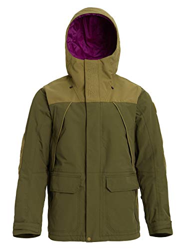 Burton Breach Chaqueta De Snowboard, Hombre, Keef/Martine Olive, L