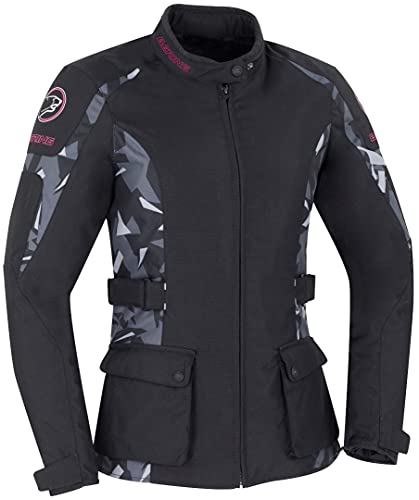 Bering April Damen Motorrad Textiljacke Schwarz/Camouflage 4