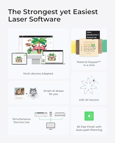Xtool ​​xTool F1 Ultra 20W Dual Laser Engraver: Fibre & Diode for Metal & Wood