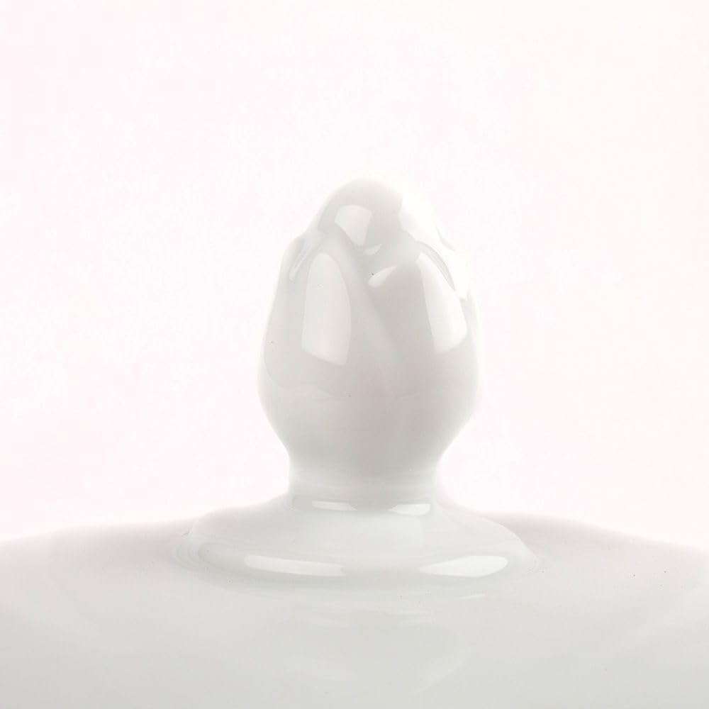 Sopera de porcelana blanca (2,5 l) Bremen, 1 tapa de porcelana, filo de oro, edición limitada