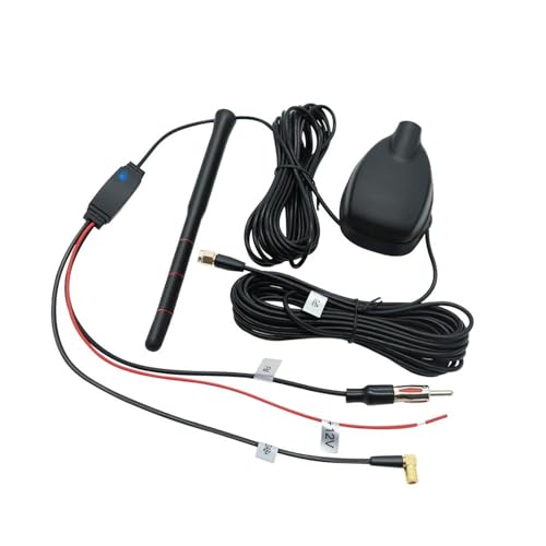 Antenne radio voiture active toit Dab+ GPS FM amplifiée étanche universelle