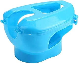 TOPINCN Pigeon Injection Holder Plastic Pigeon Fixers Pigeon Injection Holder for Feeding Pigeons Fixed Mount Bird Supply (Blue)
