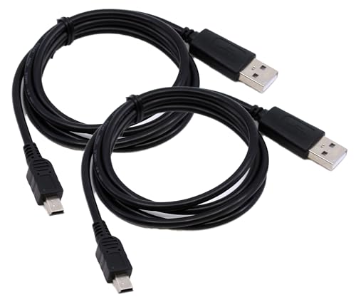 2 Stück 1m Ladekabel für PlayStation 3, PS3, PS3 Slim, Dual Shock Controller Aufladekabel Ladegerät mungoo