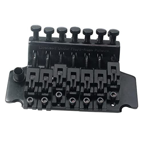 LoveinDIY Kit de ponte de tremolo duplo para guitarra de 7 cordas para acessórios de guitarra