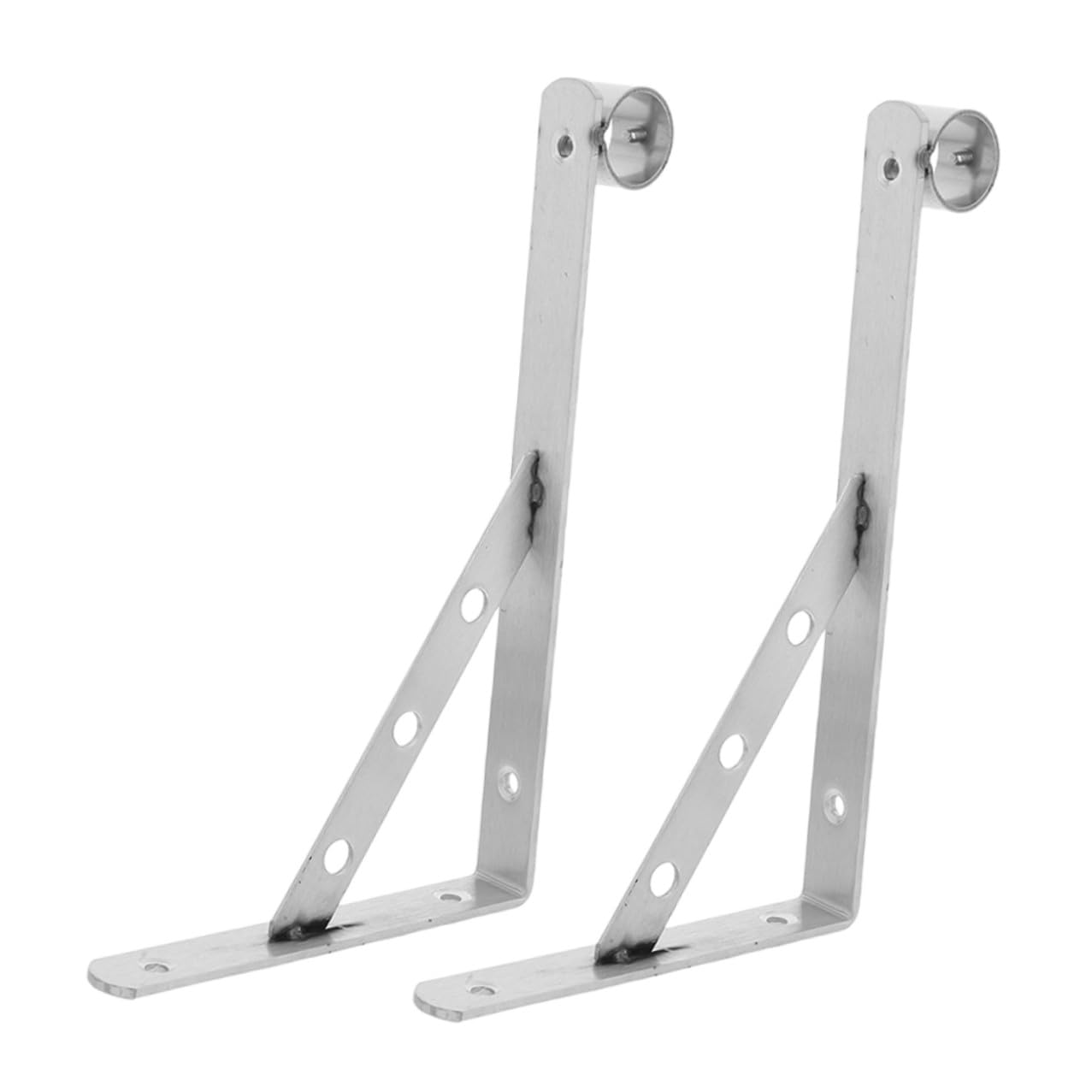 Support tringle placard mural acier inoxydable pour dressing penderie