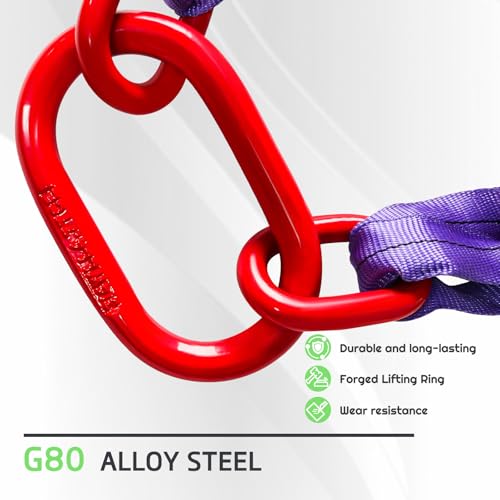 Sangle de levage en alliage d'acier G80 robuste à quatre pieds - 2