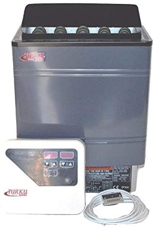 Amazon.com : TURKU TU45WD-OD 240V 4.5KW 210 Cu.Ft. Residential Wet u0026 Dry Sauna  Stove with CON5 External Digital Controller : Patio, Lawn u0026 Garden