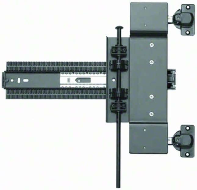 Knape and Vogt 8091FULL34M Pocket Door Full Overlay Kit for Mepla Hinges - Black